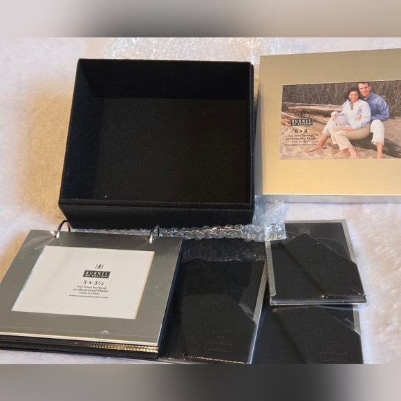 Photo Box Frame And Album Set 5 Pc Burnes Of Boston - Picture 6 of 7